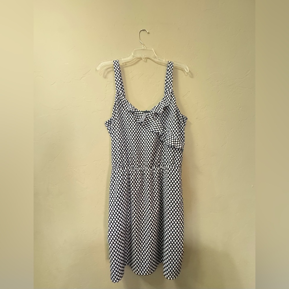 White House Black Market Black and White Geometric Mini Dress